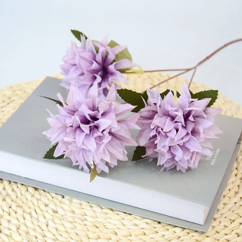 20 Pieces Artificial Silk Flowers Pastoral Style Decorative Floral Arrangement|Home Decor Artificial Flowers