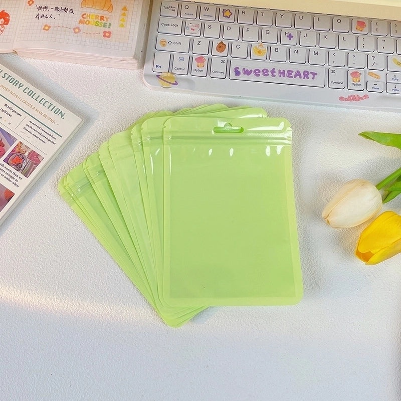 Stylish Solid Color Plastic Jewelry Gift Bag for Accessories | Jewelry Packaging