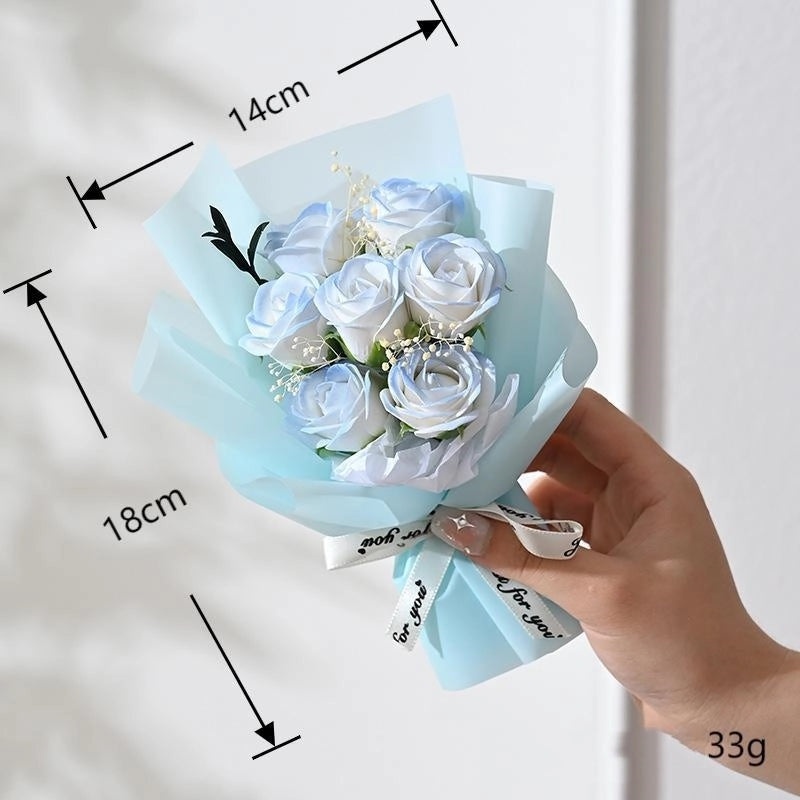 Elegant Valentine’s Day Artificial Flower Soap Gift for Women|Home Decor & Gifts