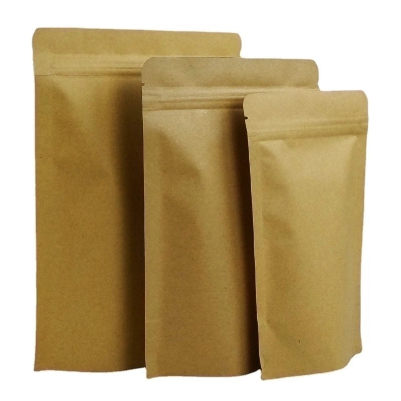 Minimalist Solid Color Kraft Paper Storage Bag for Home Organization|Storage & Organization