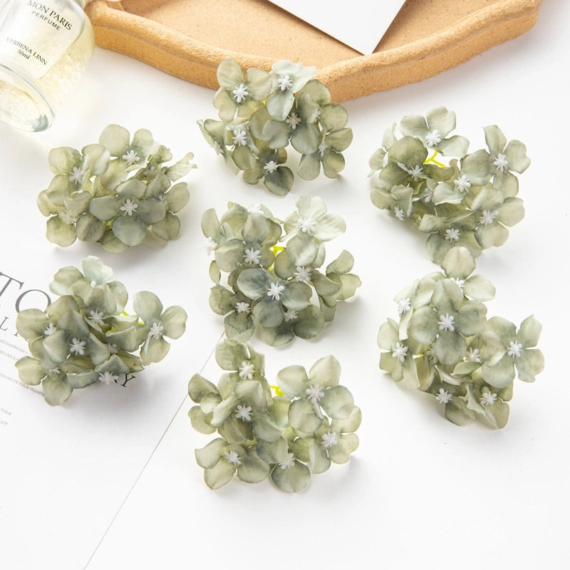 Elegant Pastoral Hydrangea Silk Flowers Artificial Plants for Home Decor|Artificial Flowers