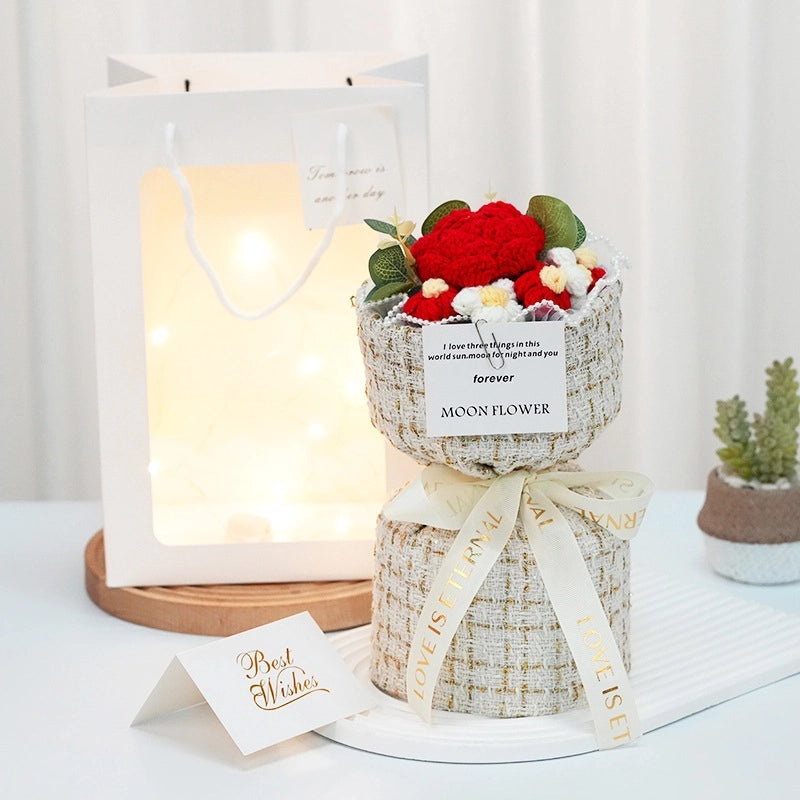 Charming Floral Fabric Artificial Flowers Bouquet|Home Decor Artificial Flowers