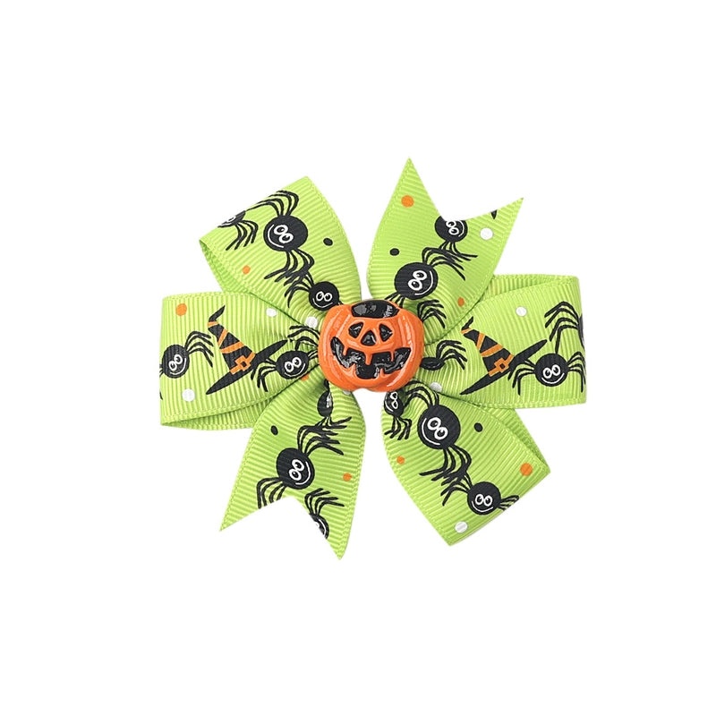 Funny Halloween Pattern Ribbed Ribbon Hairpin for Party|Hair Accessories