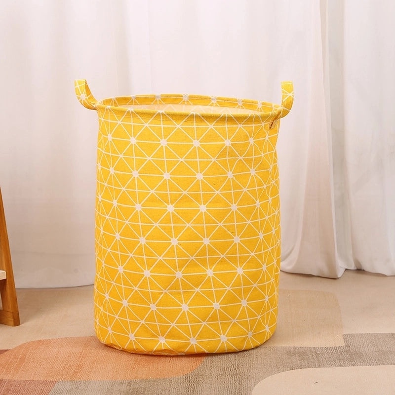Vintage Dinosaur Cotton Linen Laundry Basket|Home Storage & Organization