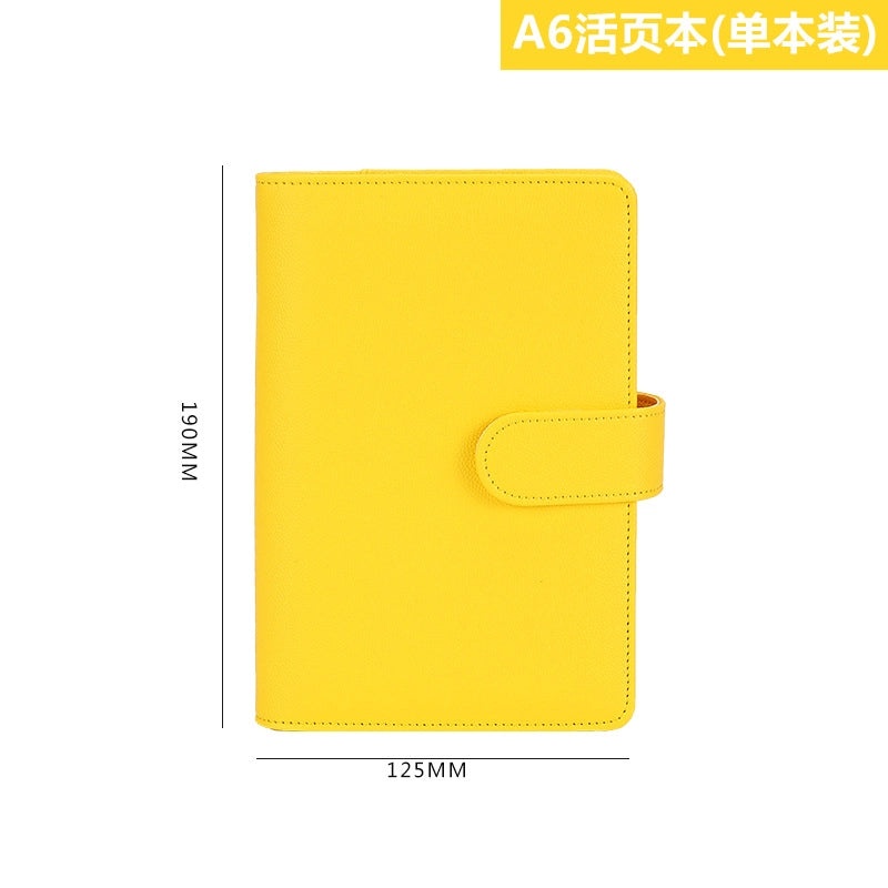 2 Pieces Solid Color PU Leather Spiral Notebooks for Graduation | Stationery & Office Supplies