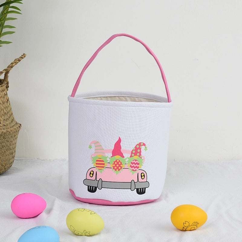 Minimalist Easter Rabbit Cloth Basket for Daily Use | Home Decor & Seasonal Accessories