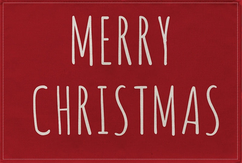 Vintage Cotton Linen Christmas Tree Letter Decoration|Home & Garden > Holiday Decor > Christmas Decorations