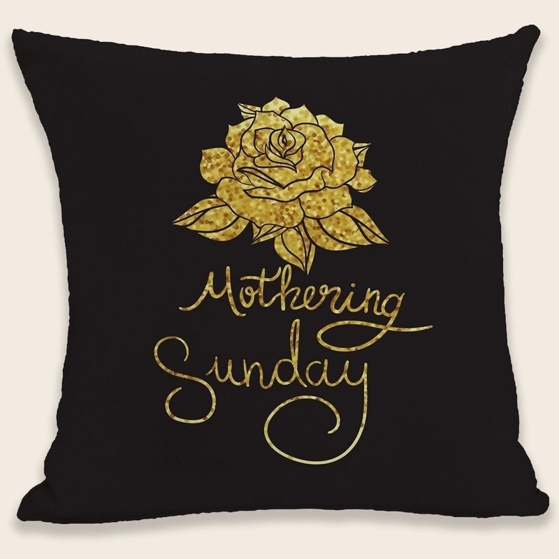 Mama Letter Plush Pillow Cases Minimalist Classic Style Soft Cushion Covers|Home Decor Pillows