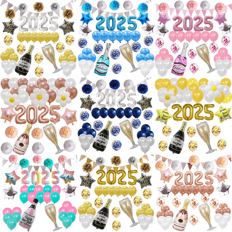 Minimalist Number Aluminium Foil Balloons for Vacation and Festival|Party Decorations Balloons