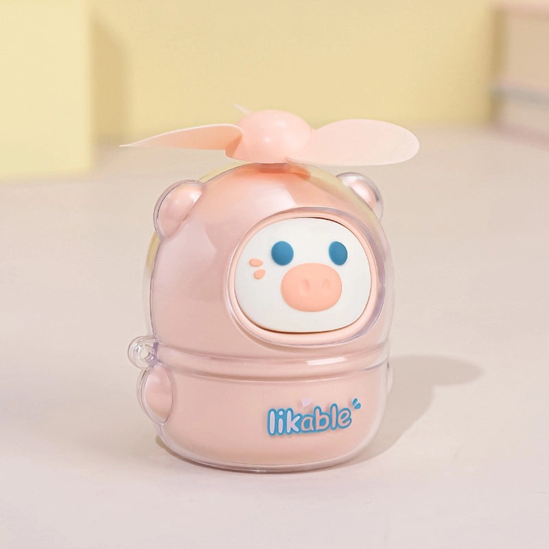 Cute Cartoon Panda Mini USB Rechargeable Portable Fan for Kids | Portable Fans
