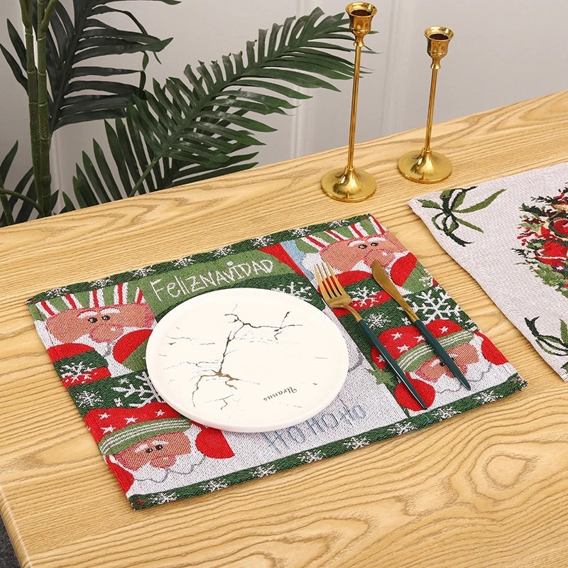 Festive Christmas Tree Placemat for Holiday Parties|Home & Kitchen Tableware