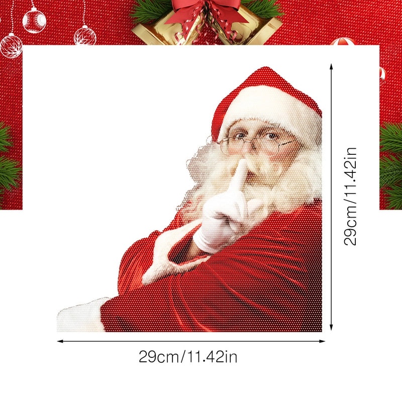 Christmas Santa Claus PVC Wall Decal for Home Decor|Holiday Decorations
