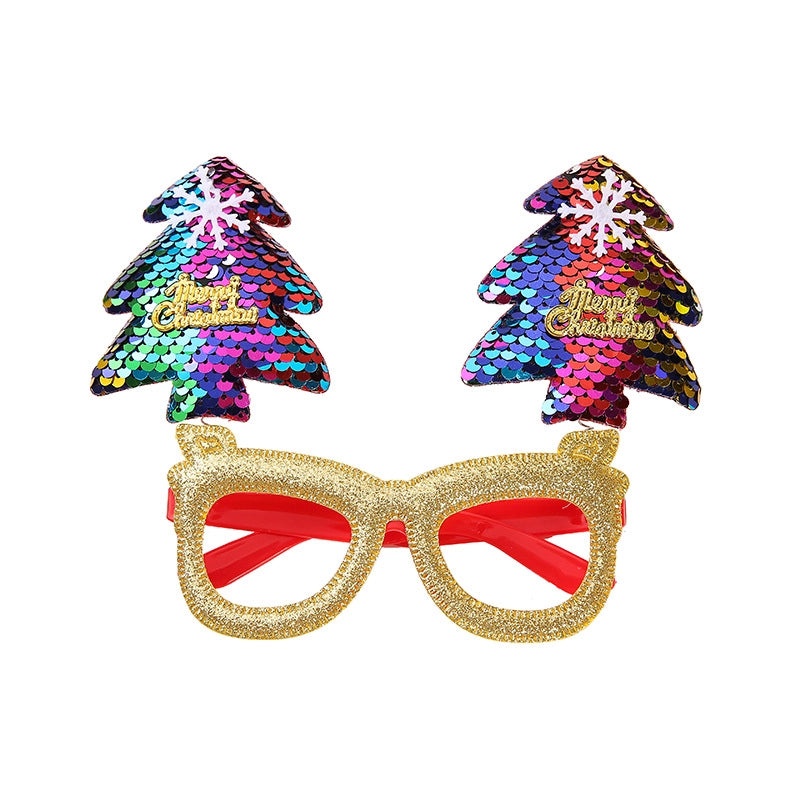 Festive Santa Claus Glasses Hairband for Christmas Halloween Valentine's Day Party|Accessories & Party Supplies