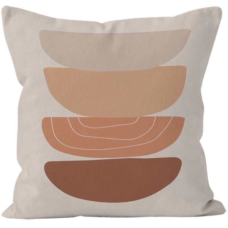 Preppy Minimalist Velvet Pillow Cases Color Block Super Short Design|Home Decor Pillows