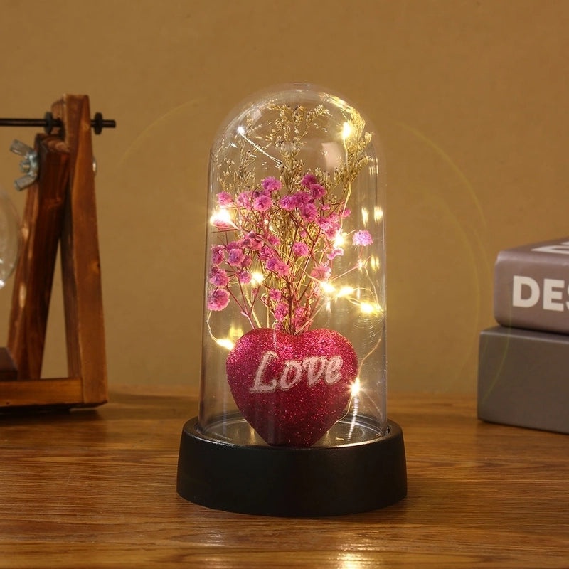 Romantic Heart-Shaped Pastoral Plastic Decor for Indoor Home | Home Decor