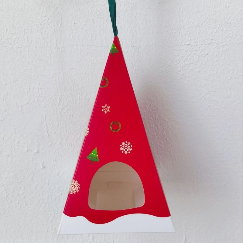 Christmas Cute Geometric Gift Bags for Holiday Party Wrapping Supplies | Christmas Party Supplies