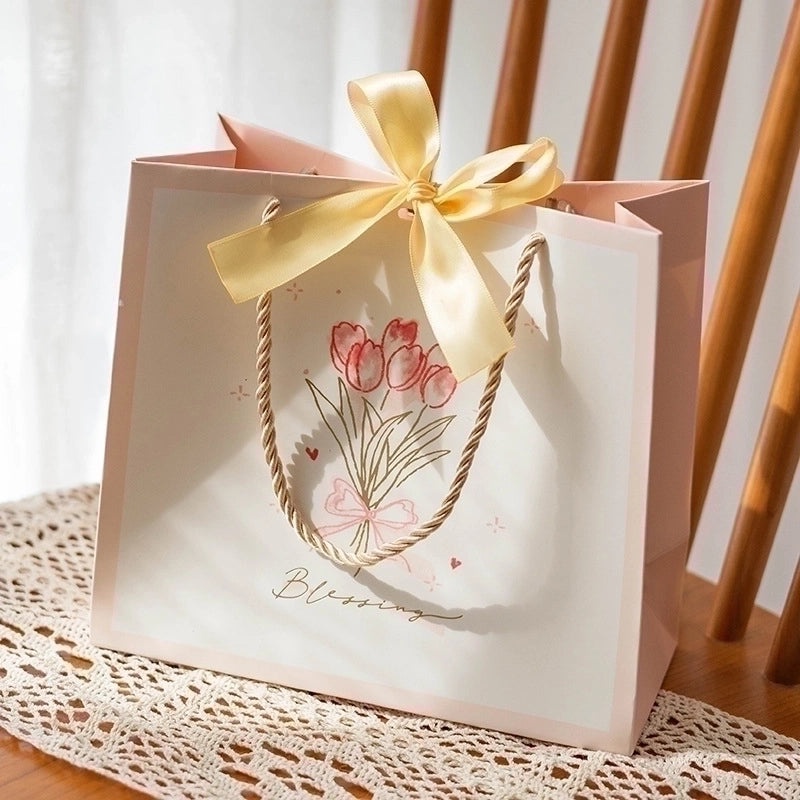 Charming Floral Paper Gift Bags for Festival Presents|Gift Bags & Wraps