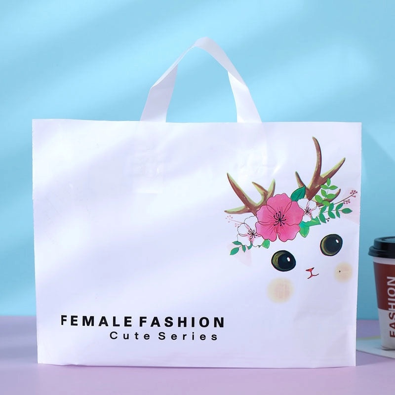 Printed PE Tote Bag for Children's Clothing|Kids Apparel Accessories
