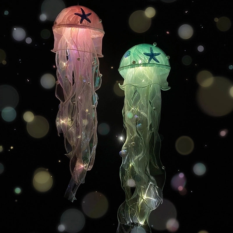 Cute Jellyfish Acrylic Night Light for Indoor Party Decor|Home Decor Lighting
