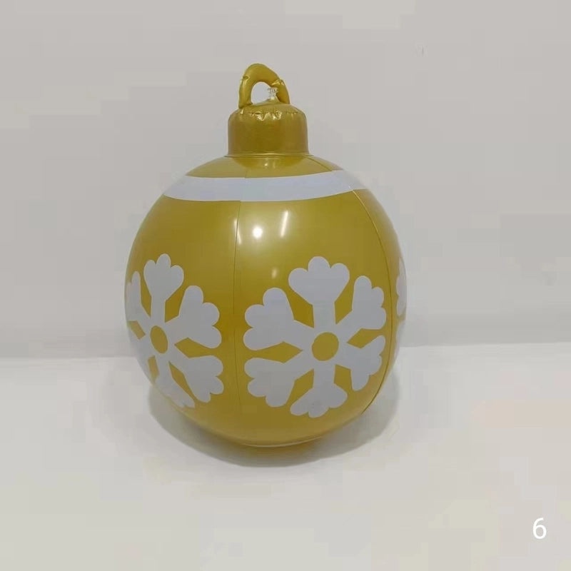 Vintage Christmas Striped PVC Balloons for Indoor and Outdoor Decoration | Holiday Decor