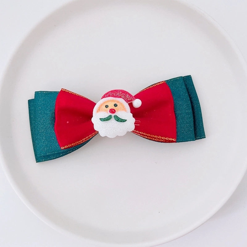 Christmas Bow Knot Hair Clip Cute Festival Party Accessory|Hair Accessories