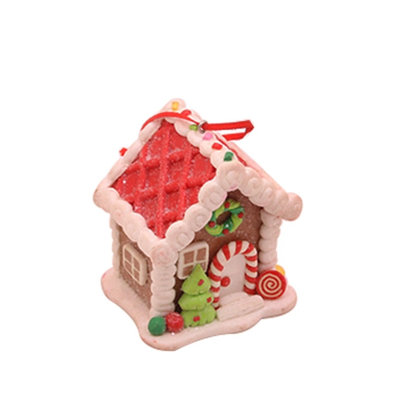 Christmas Soft Clay House Ornament Creative Desktop Decoration Small Holiday Gift Ideas|Home Decor & Seasonal Decorations