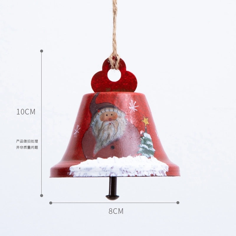Festive Christmas Snowman Iron Wind Chimes for Holiday Party Decor|Home & Garden Decorations