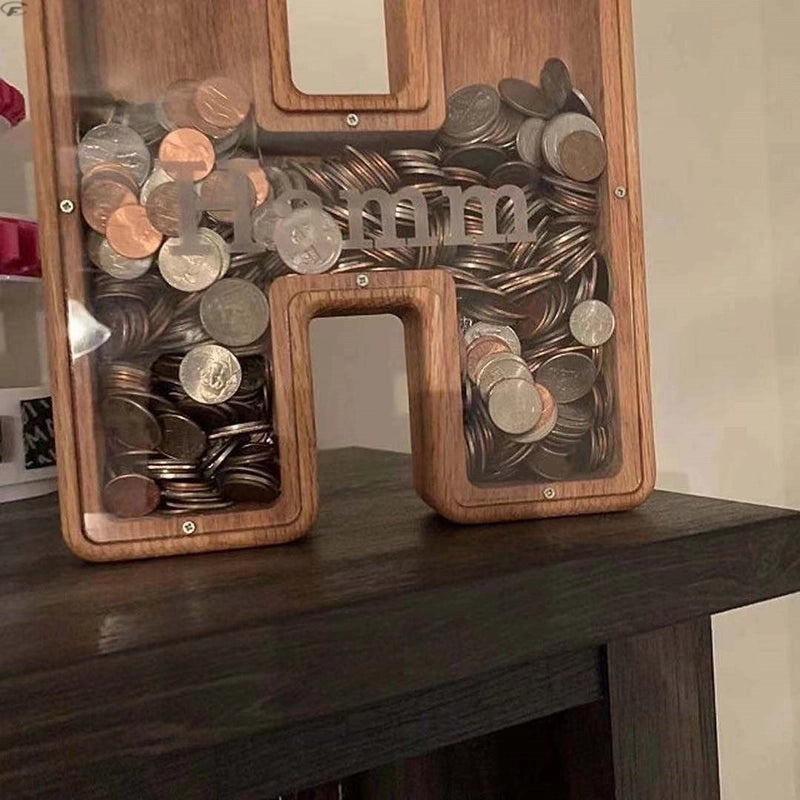 Oak Letter Glass Pendant for Halloween Christmas Easter Casual Wear|Jewelry & Accessories