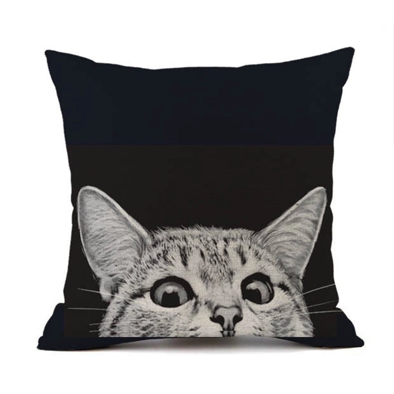 Adorable Cat-Themed Decorative Pillow Covers|Home Decor & Bedding