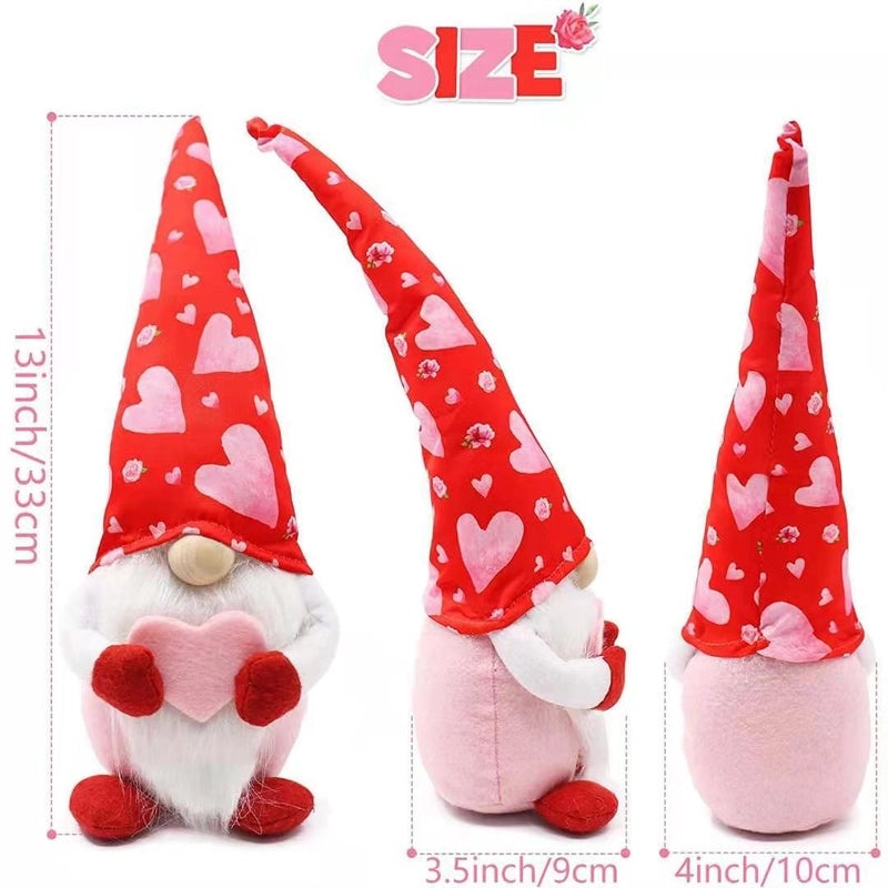 Peach Heart Rudolph Plush Toy for Window Decor|Home Decor & Seasonal Decorations