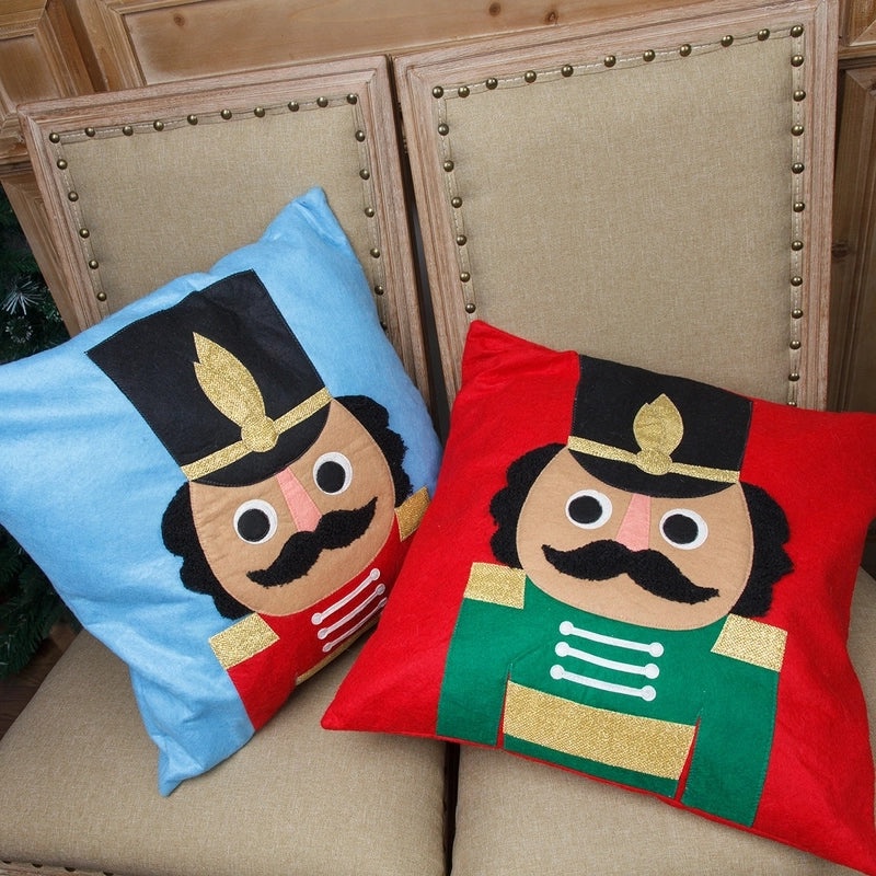 Cute Christmas Soldier Felt Ornament for Couch & Sofa | Holiday Home Decor