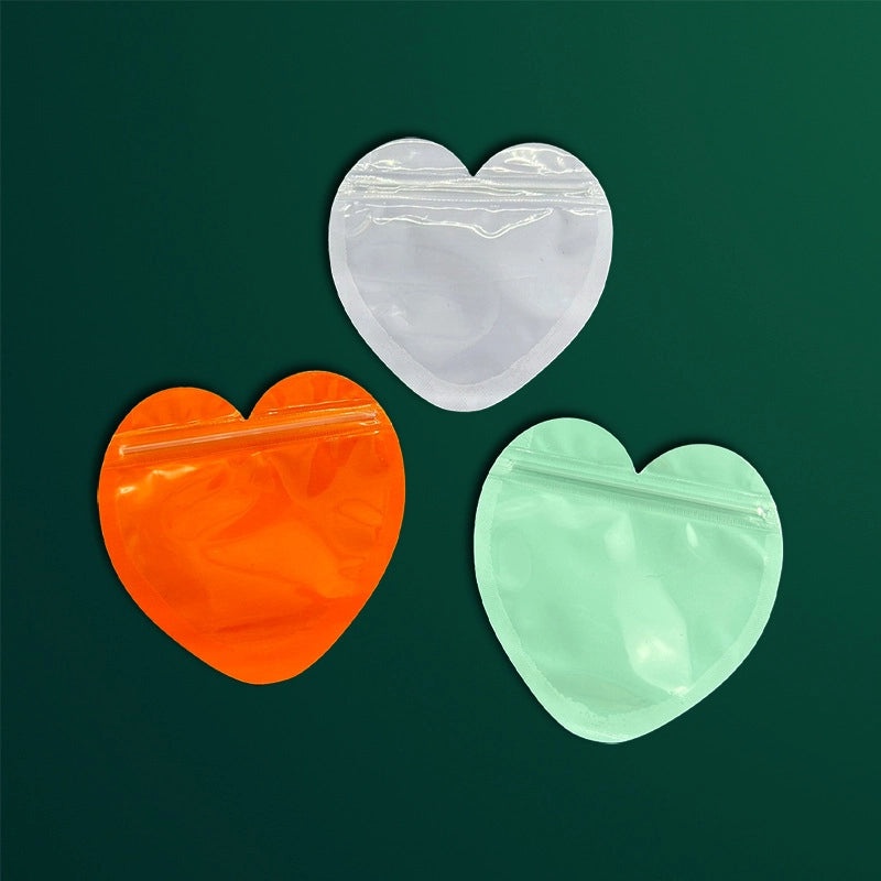 100PCS Macaron Themed Jewelry Ziplock Bags Small Resealable Gift Bags for Candy and Food Packaging|Jewelry Accessories Packaging