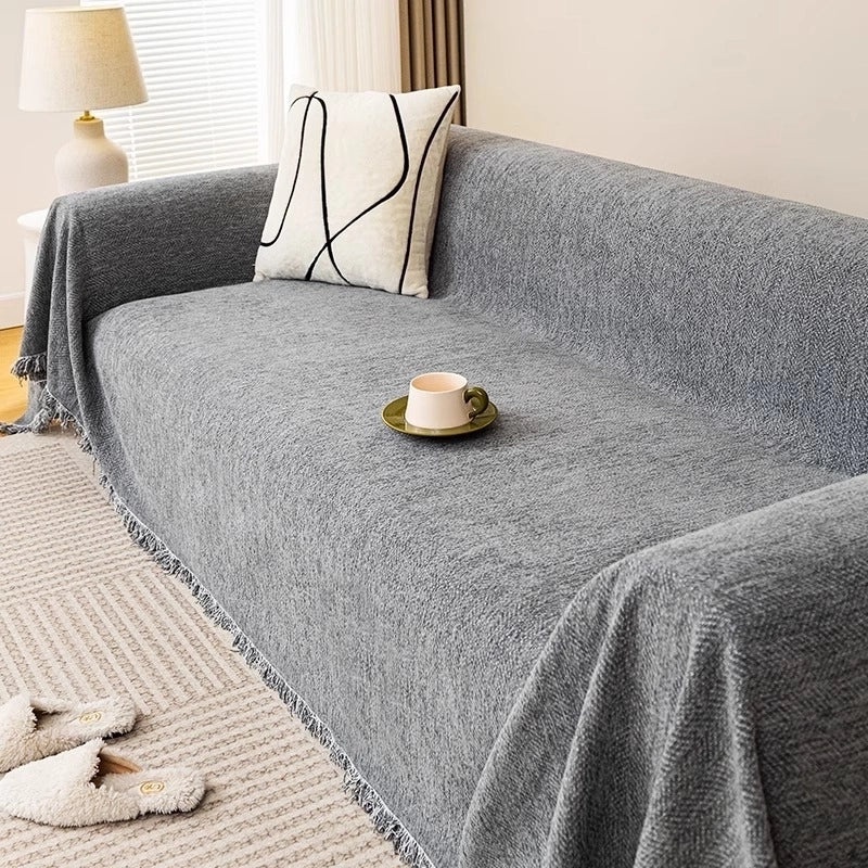 Autumn Winter Premium Herringbone Sofa Cover Blanket Universal All-Inclusive Sofa Towel Cloth|Home Textiles