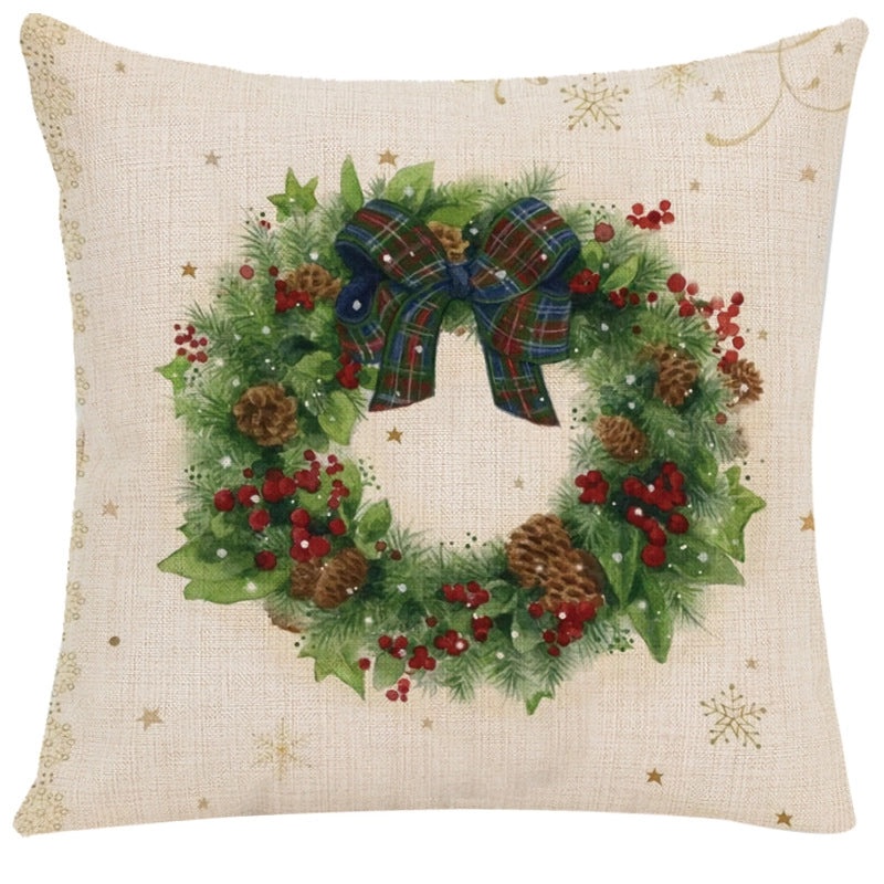 Adorable Santa Claus Letter Fiber Pillow Covers|Home Decor Pillows