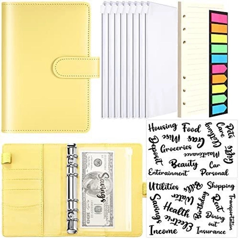 Colorful Macaron-Themed Loose-Leaf Budget Planner Sticker Set|Planner Accessories