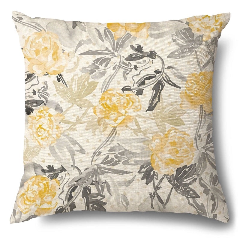 Rustic Sunflower Linen Pillow Covers|Home Decor Pillows