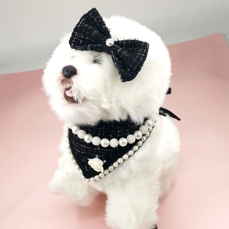 Adorable Polyester Bow Tie Pet Scarf for Dogs and Cats|Pet Accessories