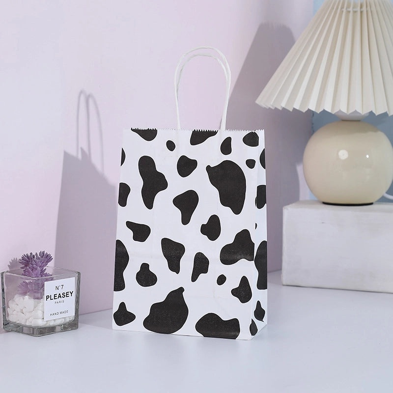 Cute Animal Print Kraft Paper Gift Bags for Children's Day|Party Supplies & Gift Bags