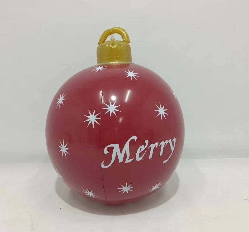 Vintage Christmas Striped PVC Balloons for Indoor and Outdoor Decoration | Holiday Decor