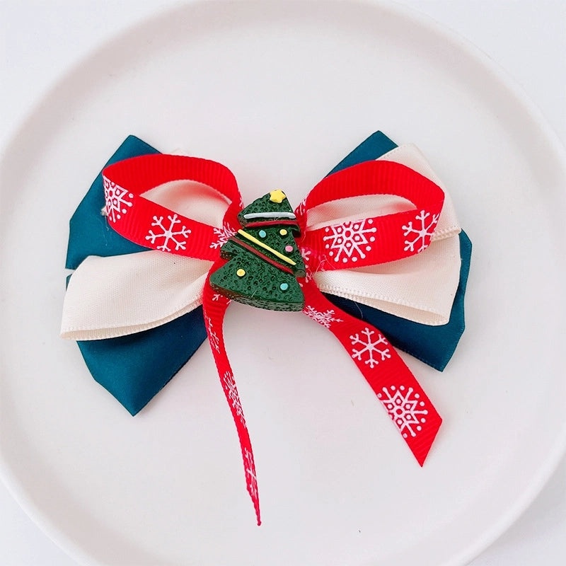 Christmas Bow Knot Hair Clip Cute Festival Party Accessory|Hair Accessories