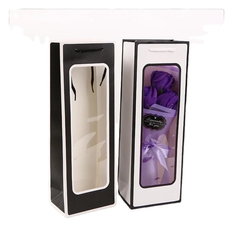 Stylish Solid Color Kraft Paper Gift Bags for Festivals|Gift Bags & Packaging