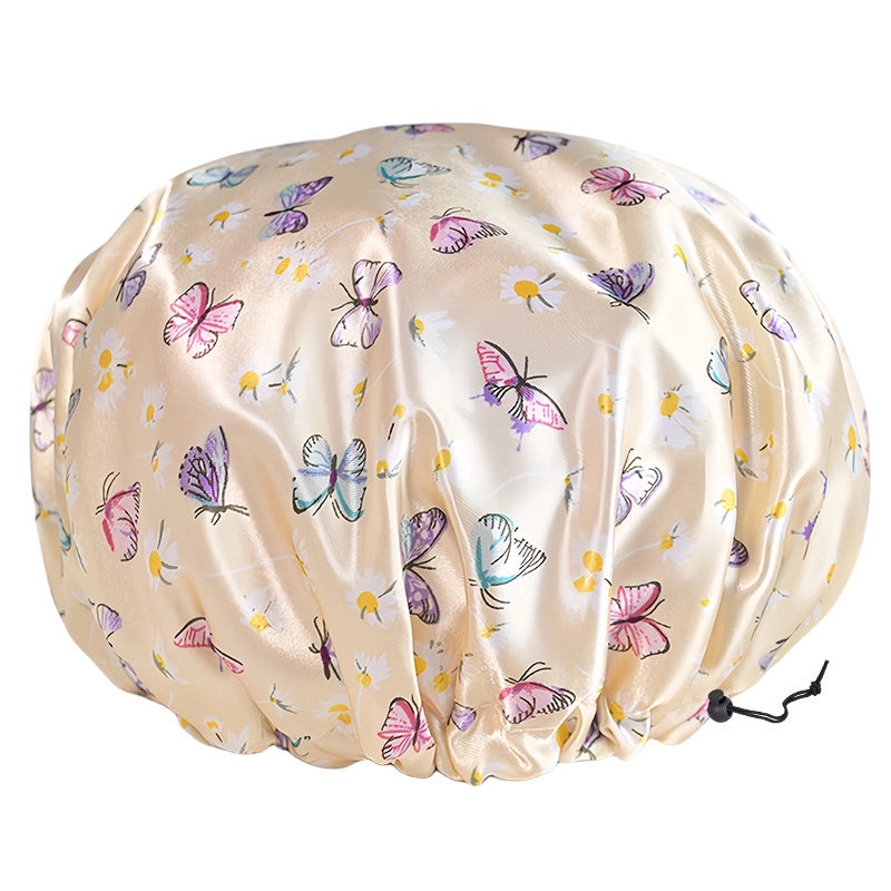 Adorable Fruit Patterned PE Shower Cap for Women|Shower Caps & Hair Care Accessories