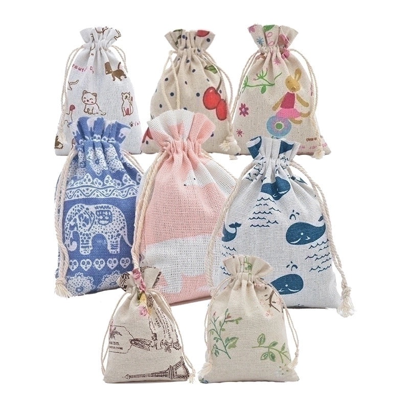 Cute Animal Flower Cotton Tote Bag for Valentine's Day Gift|Gift Bags