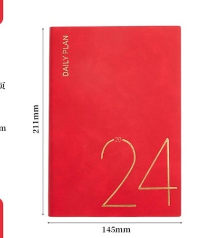 Solid Color PU Leather Notebook for School | Stationery & Notebooks