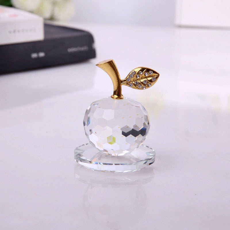 Elegant Minimalist Apple Crystal Pendant Necklace|Jewelry & Accessories