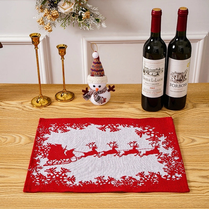 Festive Christmas Tree Placemat for Holiday Parties|Home & Kitchen Tableware