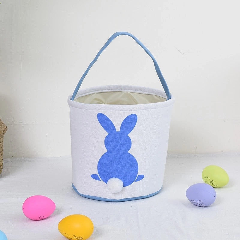 Minimalist Easter Rabbit Cloth Basket for Daily Use | Home Decor & Seasonal Accessories