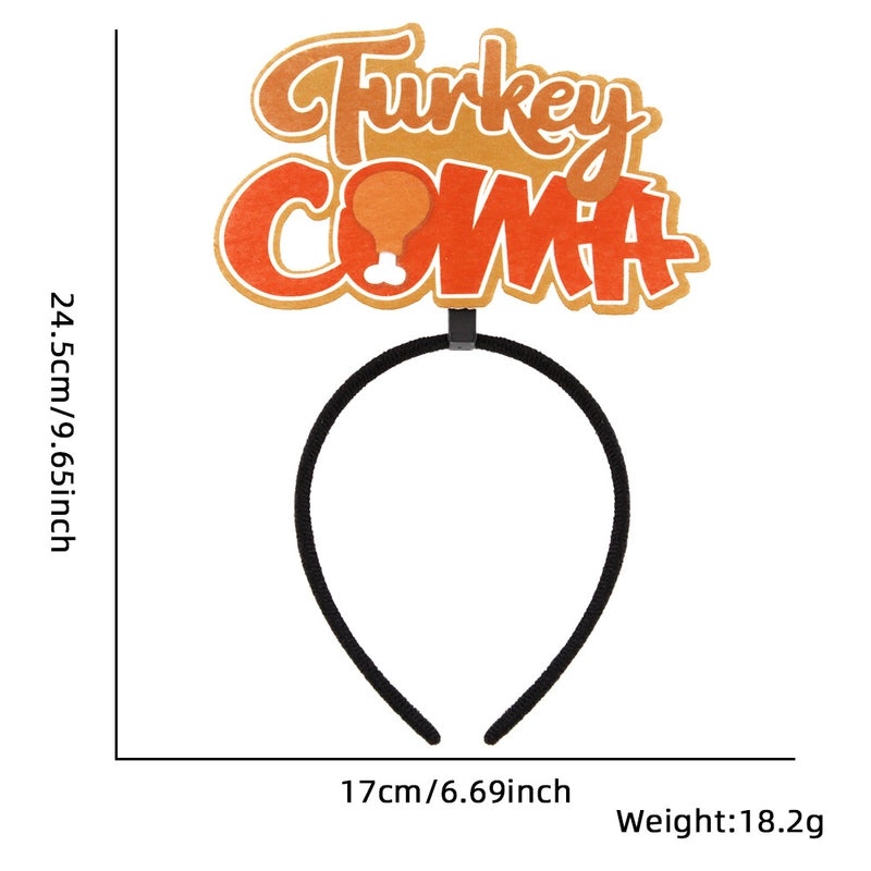 Cute Turkey Letter Decor Felt Plastic Accessory|Home Decor