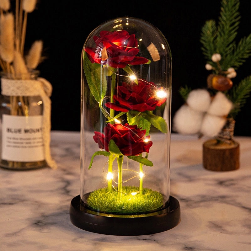 Romantic Preserved Rose Bouquet for Valentine's Day|Flower Gifts