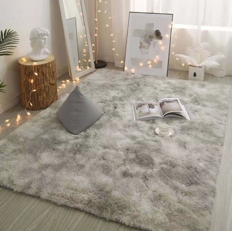 Solid Color Polyester Carpet for Casual Vacation | Home Decor & Artificial Decorations